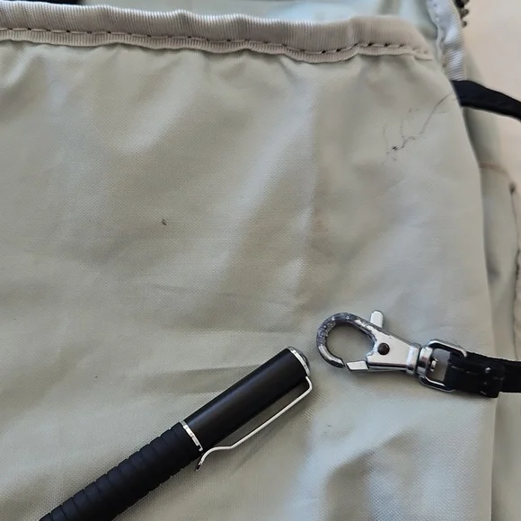 Kipling Black Handbag with Silver Zipper - Picture 14 of 17